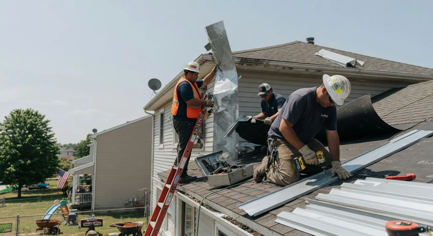 Storm Damage Metal Roof Repair in Green Lake, WI